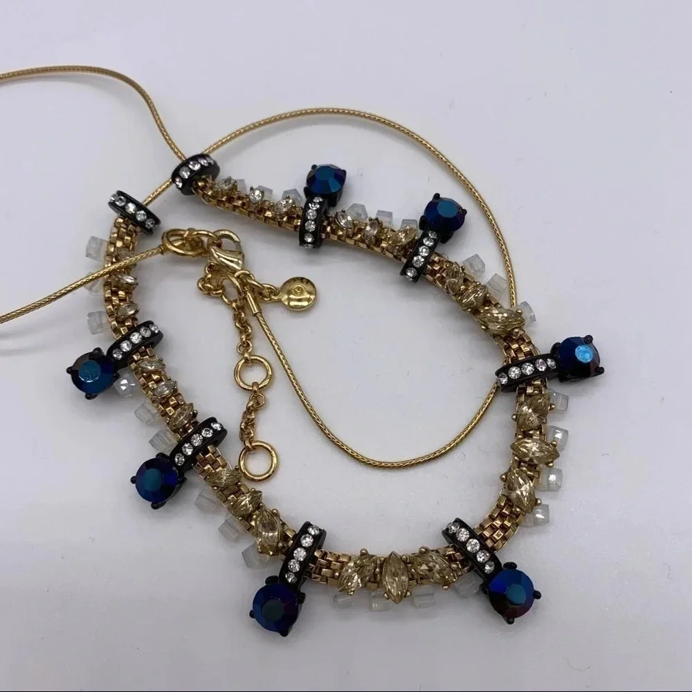 J. Crew Crystal Beaded Necklace